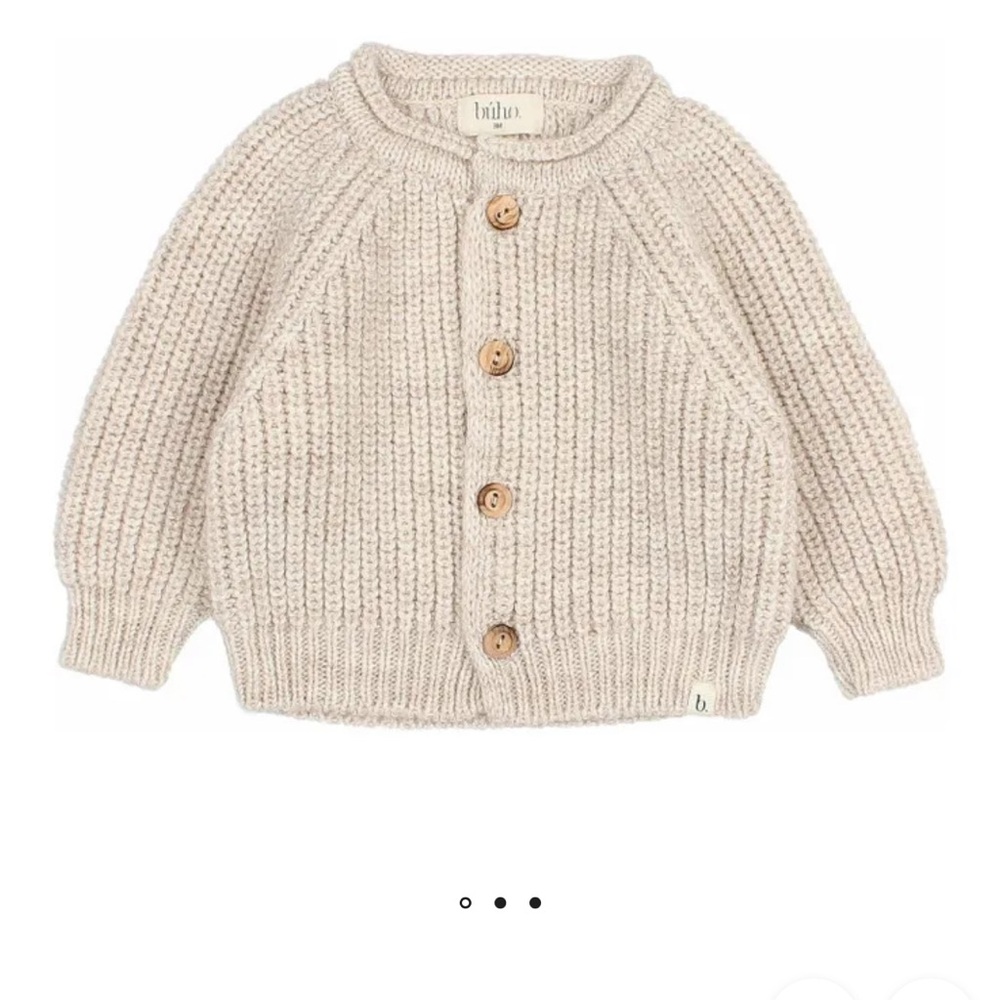 Búho Barcelona Soft Knit Sweater Cardigan SZ: 12 Months